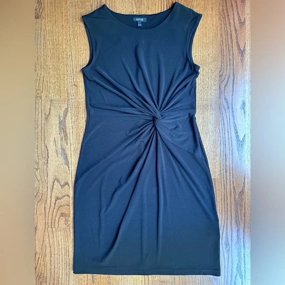 🖤Apt 9 Midi Black Dress - Picture 1 of 7